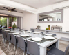 4 BR Trendy Waterfront Villa - Interior - Dining Room