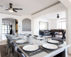 4 BR Trendy Waterfront Villa - Interior - Dining Room
